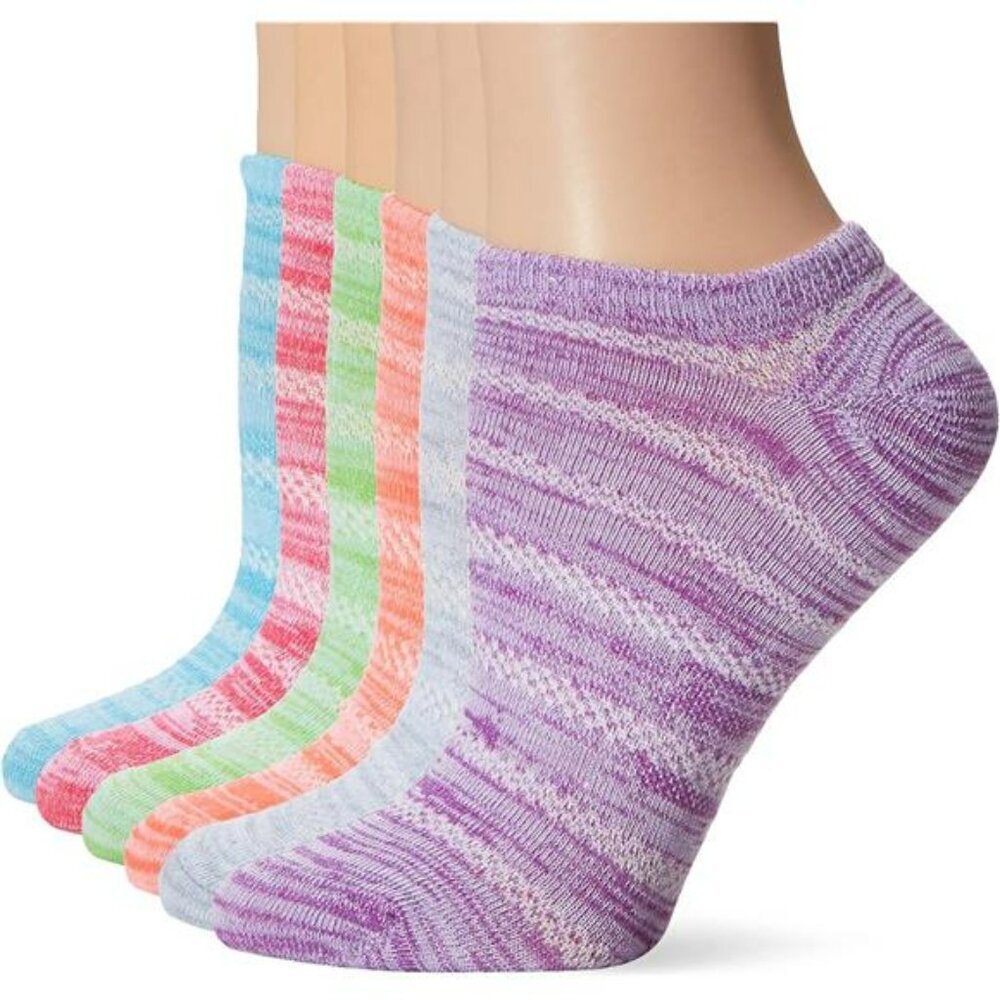 Womens no show socks breathable compression arch support moisture wicking pack